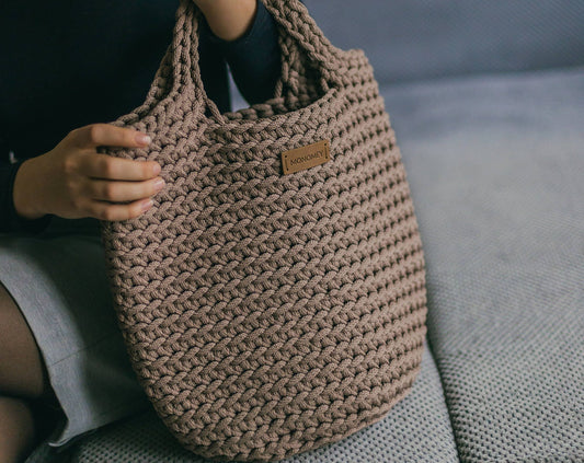 Crochet Tote Bag Pattern PDF – Easy & Handy