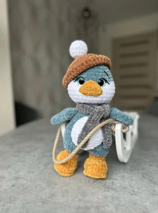 3 in 1 Amigurumi Crochet Pattern β Penguin, Snowman & Reindeer