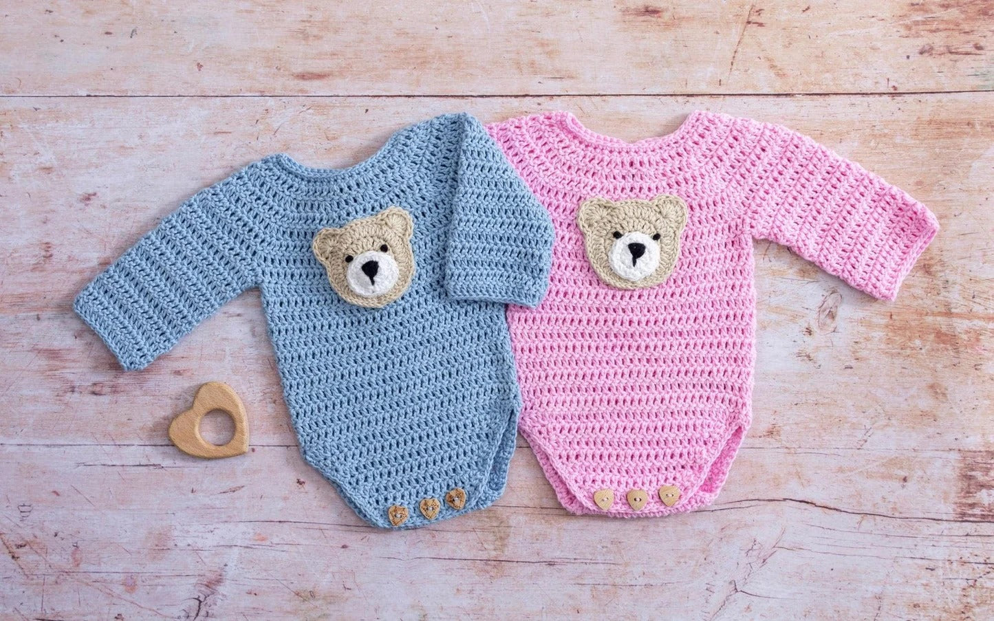๐งธโจ Crochet Baby Bear Set (5 Patterns + Videos) ๐ถ๐งถ