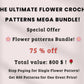 800 Flower Crochet Pattern Bundle