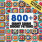 800+ Granny Square Patterns: Blankets, Bags, Wearables & More!