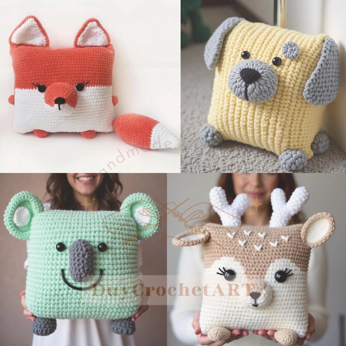 12 In 1 Pillow Crochet Pattern