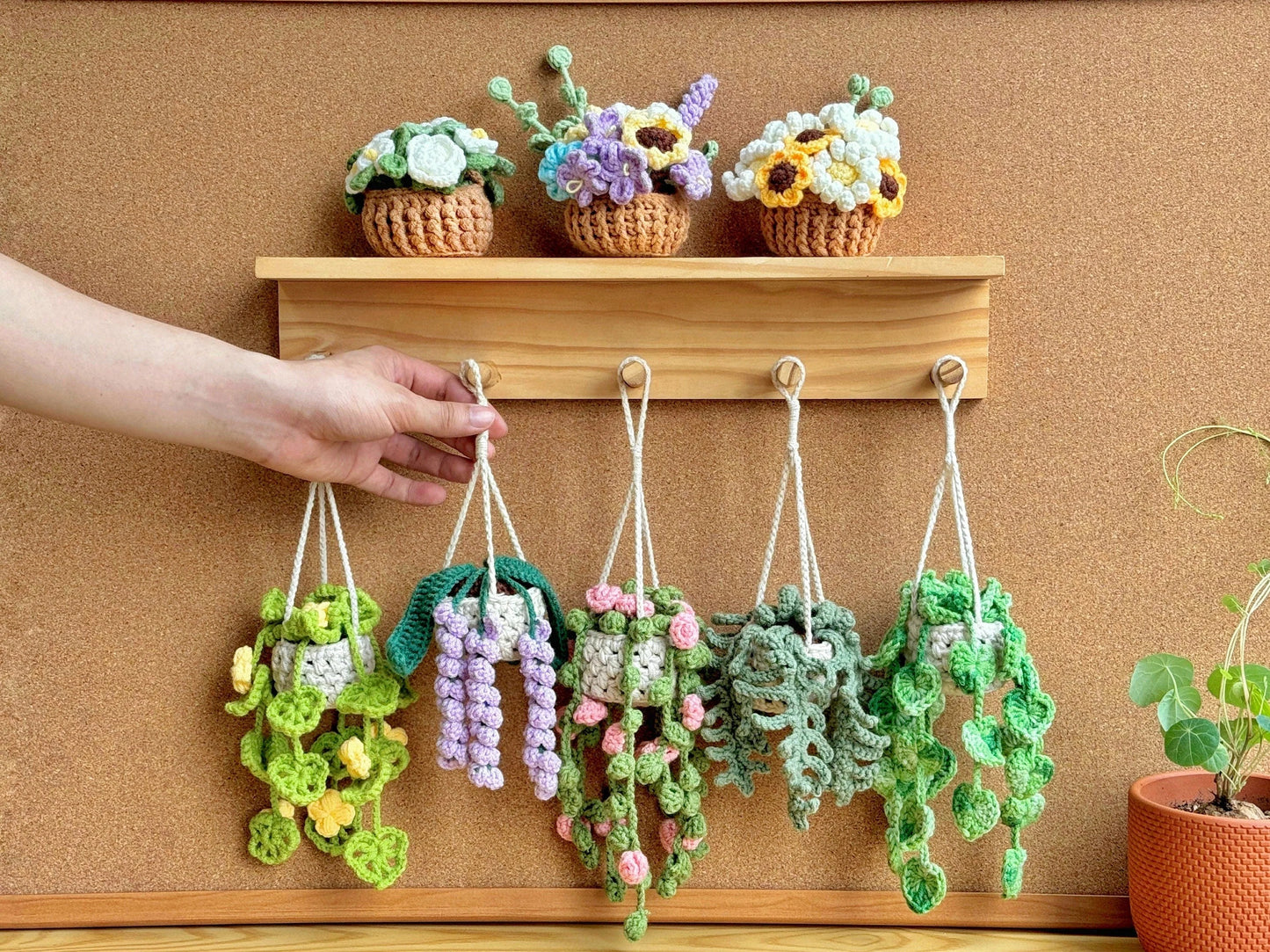 Car Hanging Plant Crochet Pattern - Easy & Creative Design