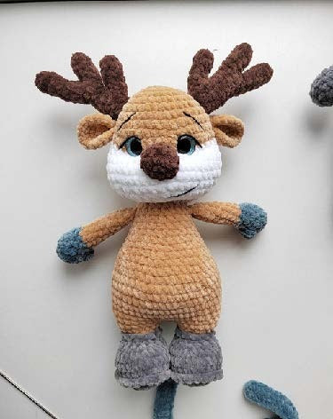 3 in 1 Amigurumi Crochet Pattern – Penguin, Snowman & Reindeer