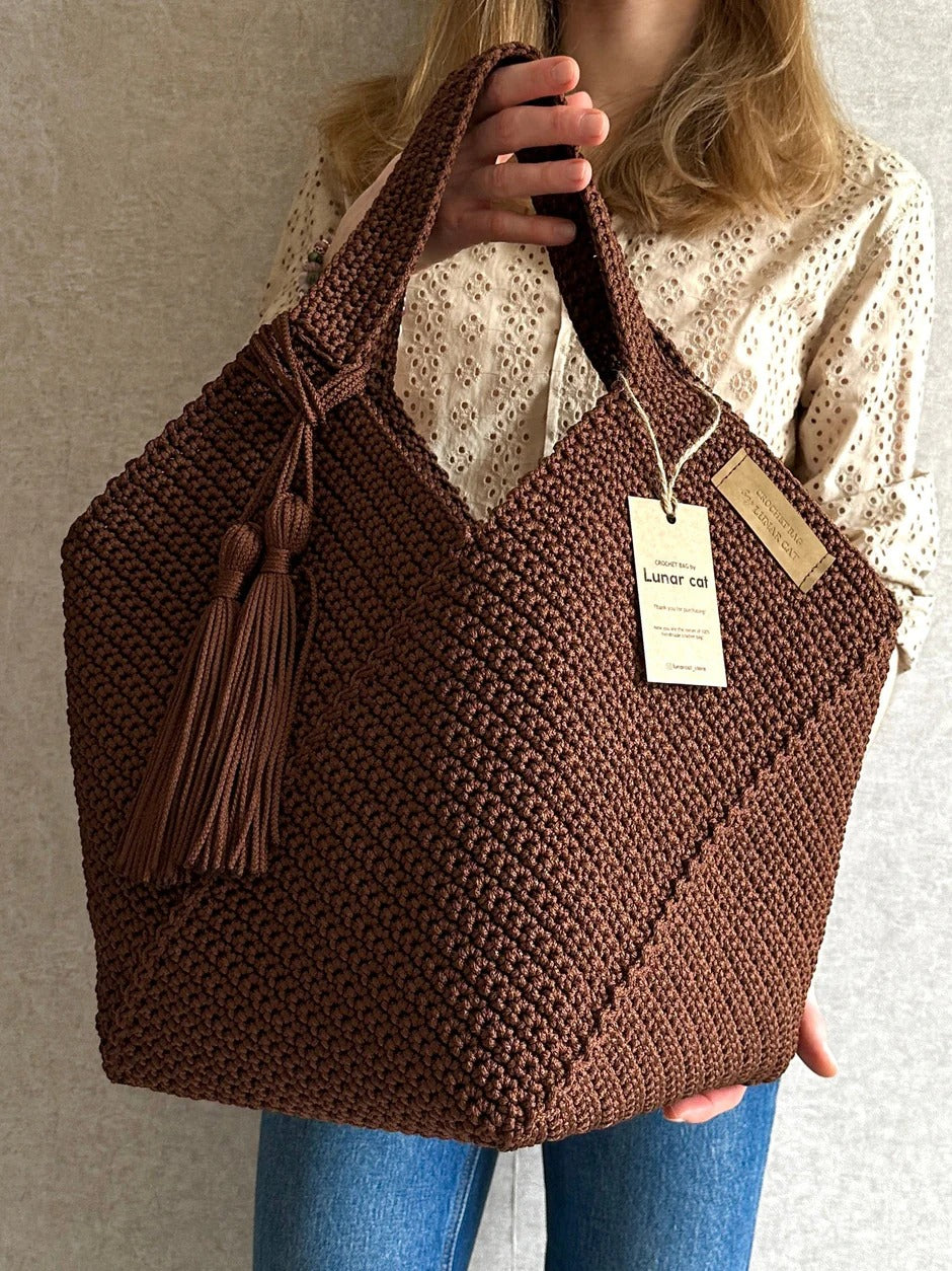 Reusable Crochet Tote Bag Pattern