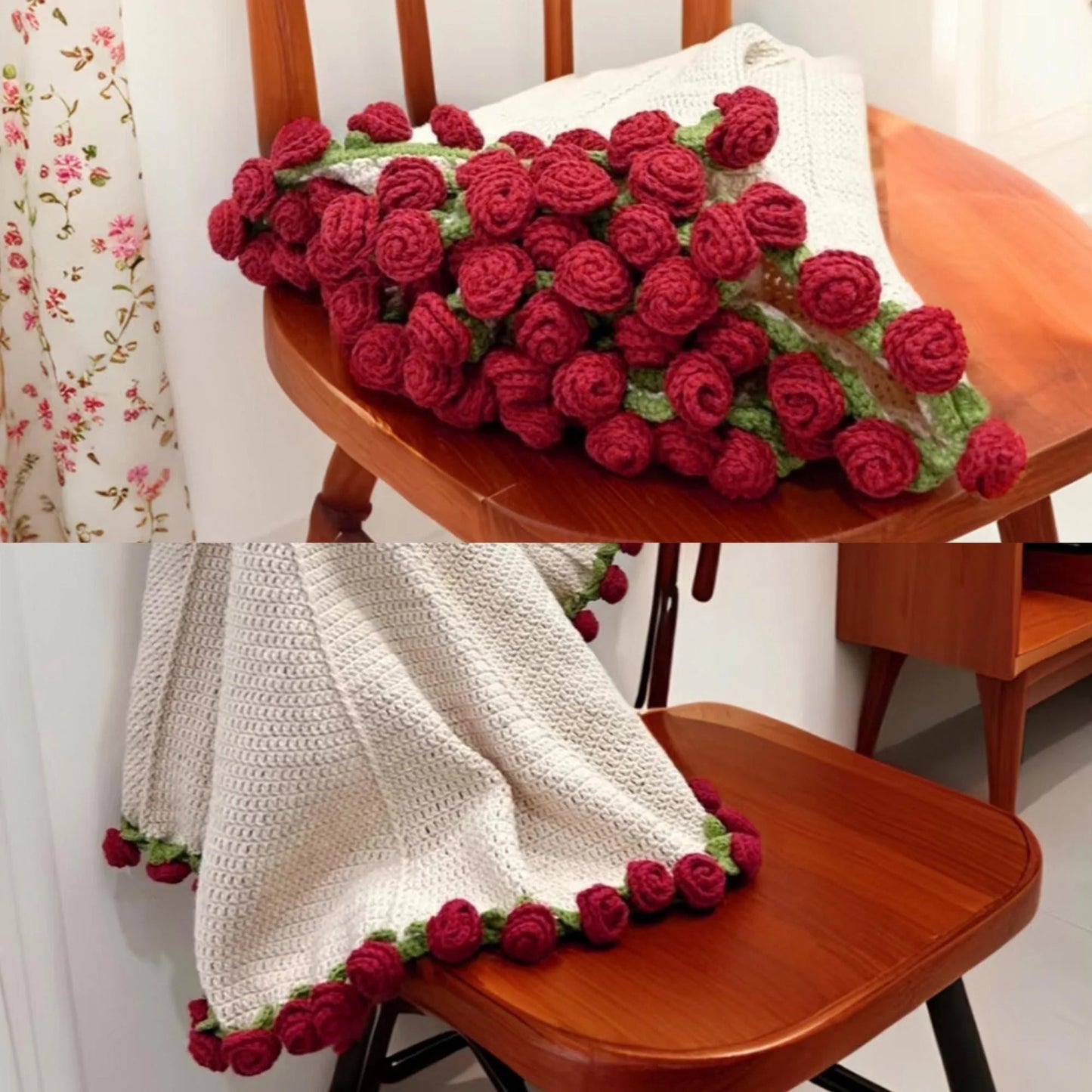 Beginner's Crochet Rose Blanket – Video Tutorial