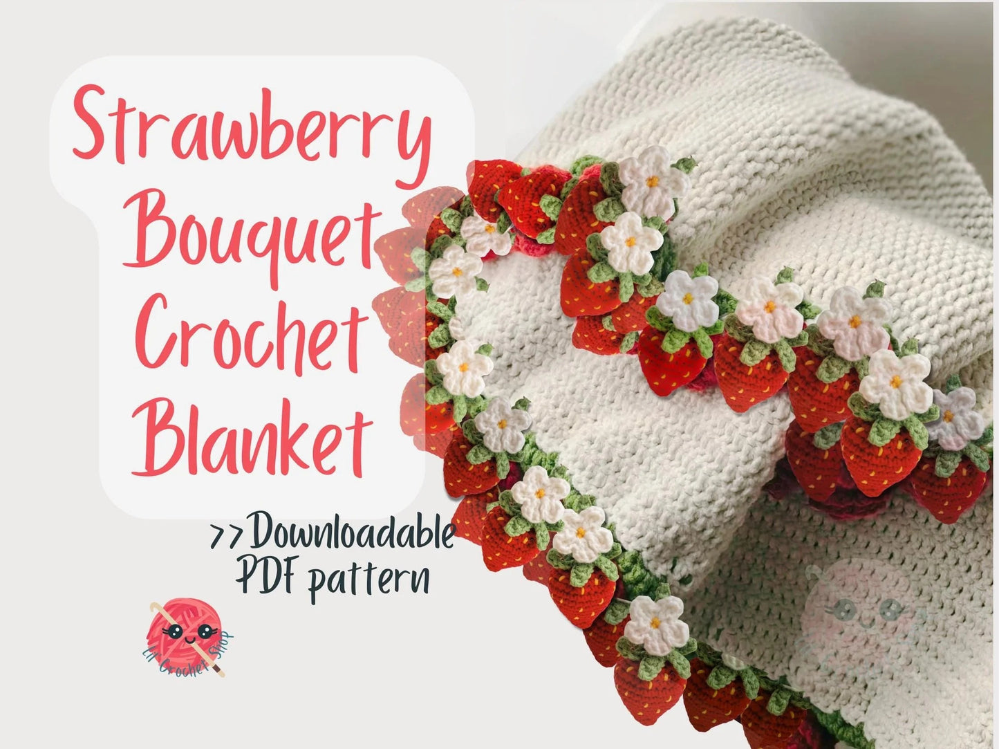 4 in 1 Bouquet Blanket Pattern Bundle Flower