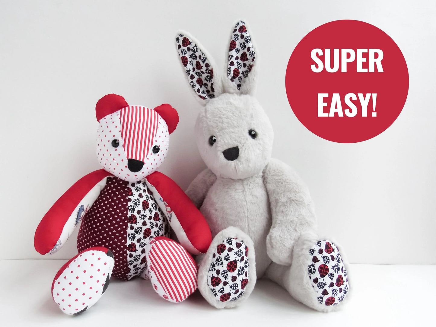 Mini Memory Bear & Bunny Sewing Kit PDF