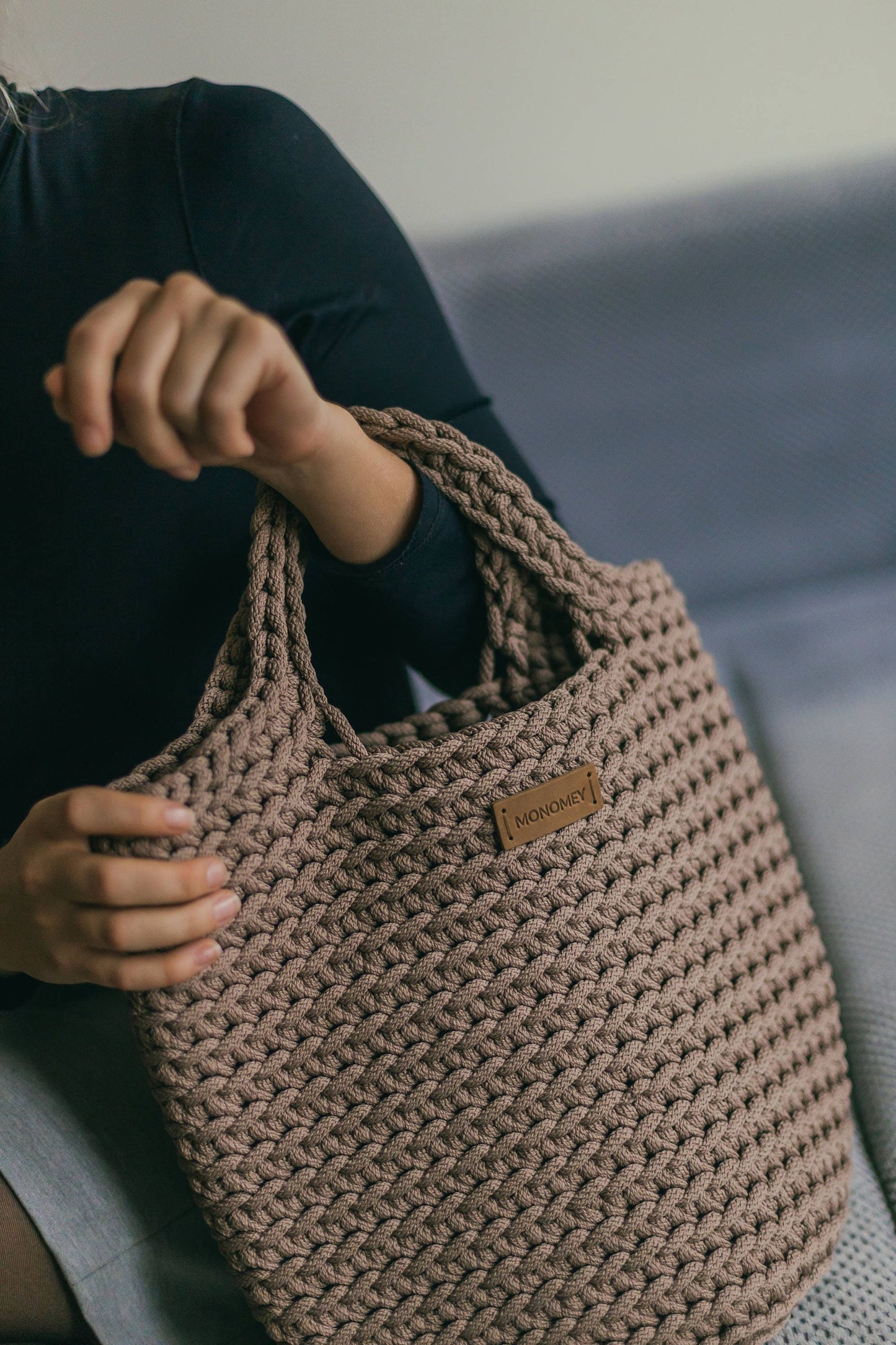 Crochet Tote Bag Pattern PDF – Easy & Handy