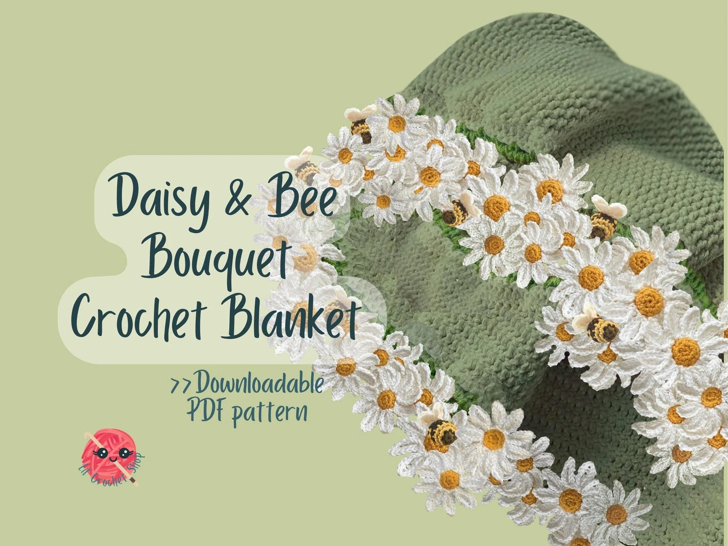 4 in 1 Bouquet Blanket Pattern Bundle Flower