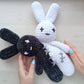 Bad Bunny Two-Headed Plushie: Easy Crochet Pattern & Amigurumi Tutorial (PDF)