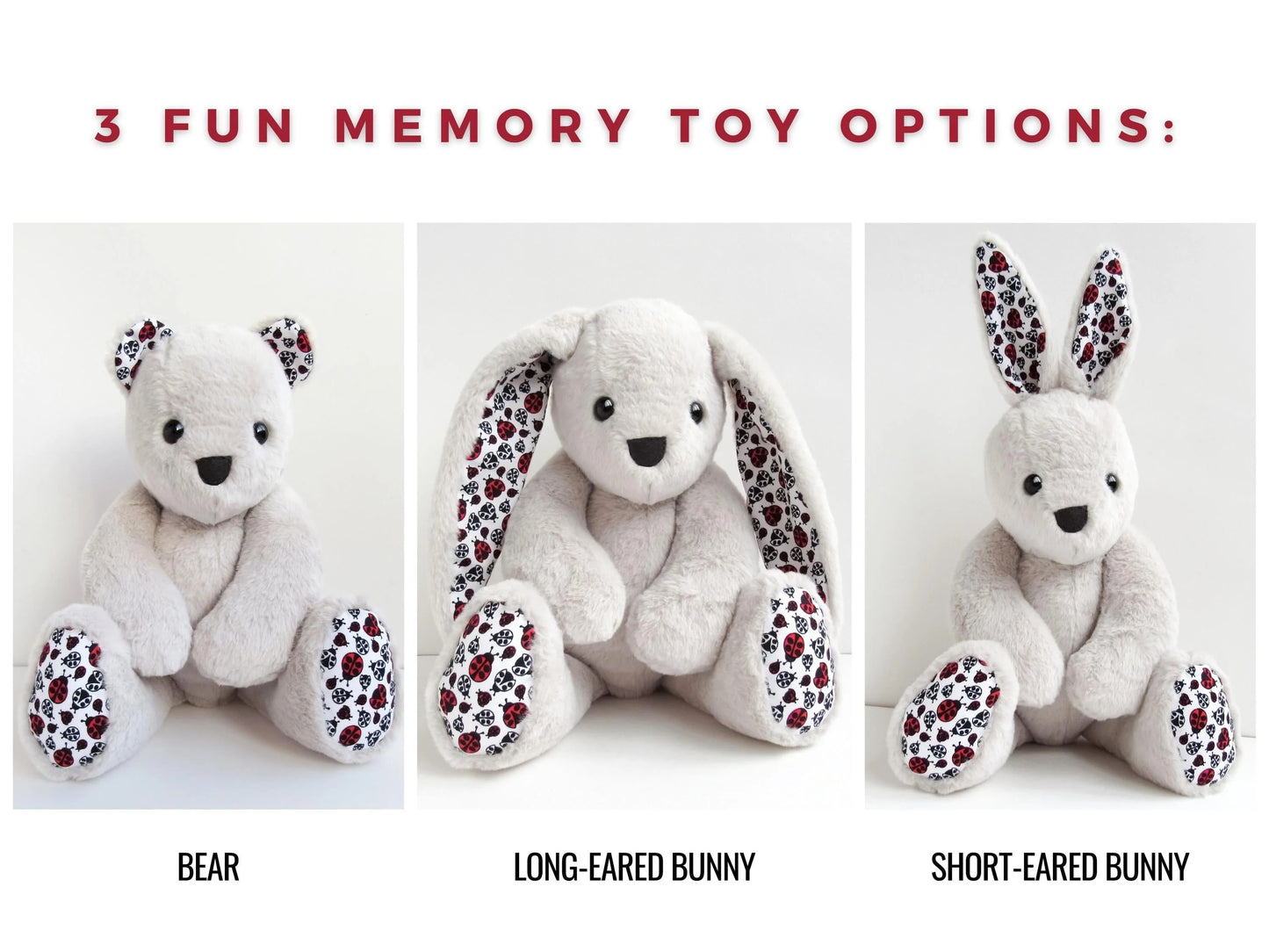 Mini Memory Bear & Bunny Sewing Kit PDF