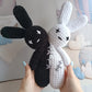 Bad Bunny Two-Headed Plushie: Easy Crochet Pattern & Amigurumi Tutorial (PDF)
