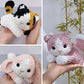 Crochet cat and bunny PATTERN bundle 3 in 1: Sweetie Fluffy