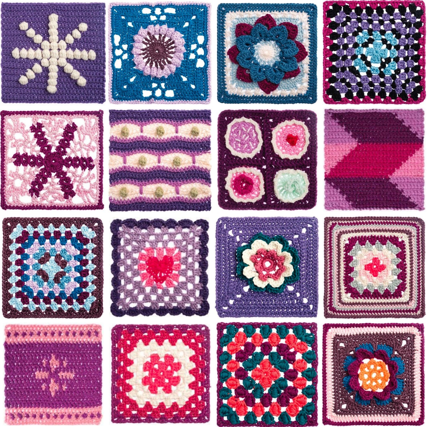 365 Granny Square Patterns: Ultimate