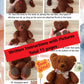 Ultimate DIY Teddy Bear Sewing Pattern (PDF) + Step-by-Step Video Tutorial – Instant Download!