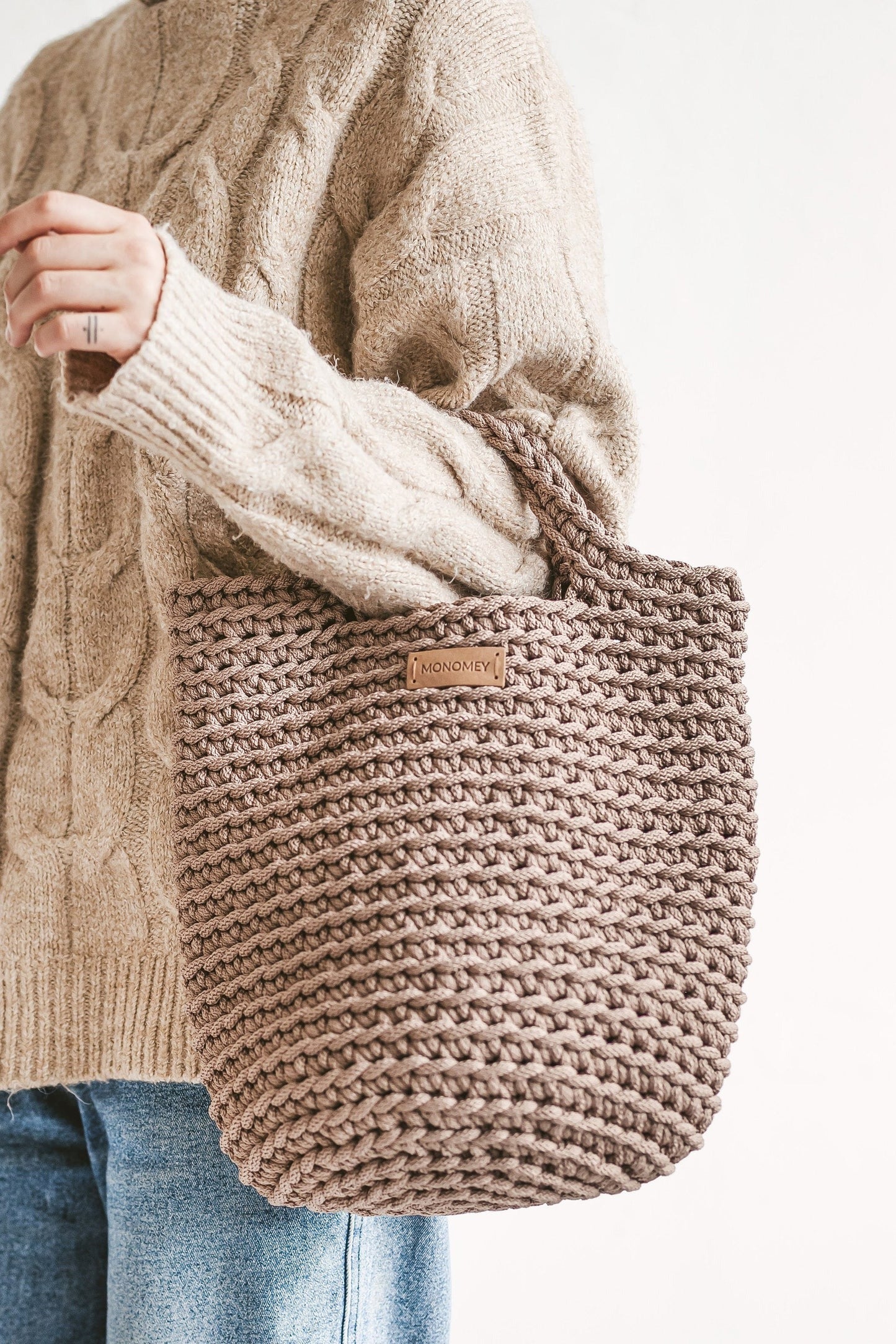 Crochet Tote Bag Pattern PDF – Easy & Handy