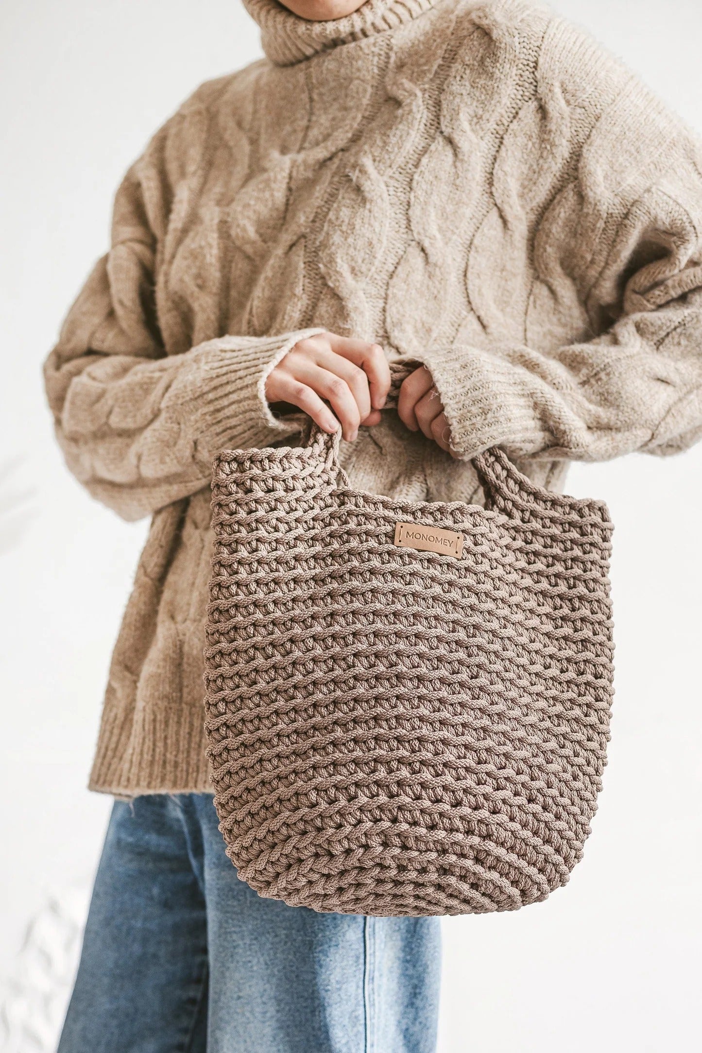 Crochet Tote Bag Pattern PDF – Easy & Handy